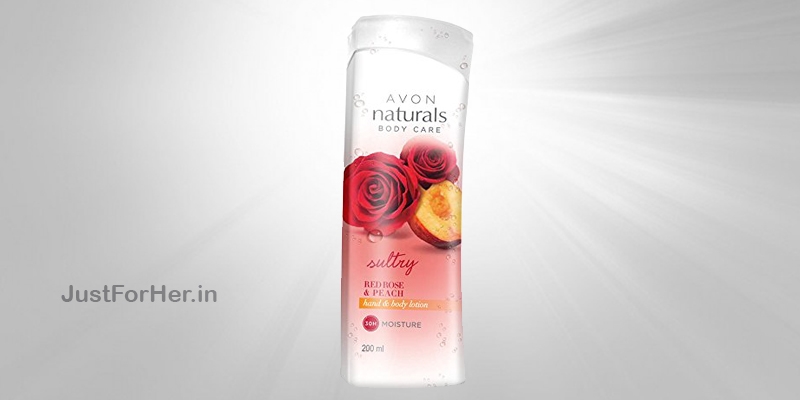 Avon Naturals Red Rose Peach Hand and Body Lotion Product Review, Price